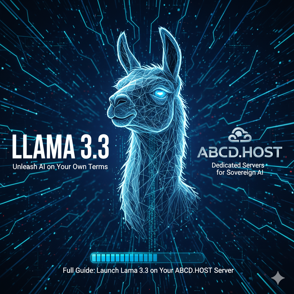 Запуск Llama 3.3 на вашем выделенном сервере ABCD.HOST