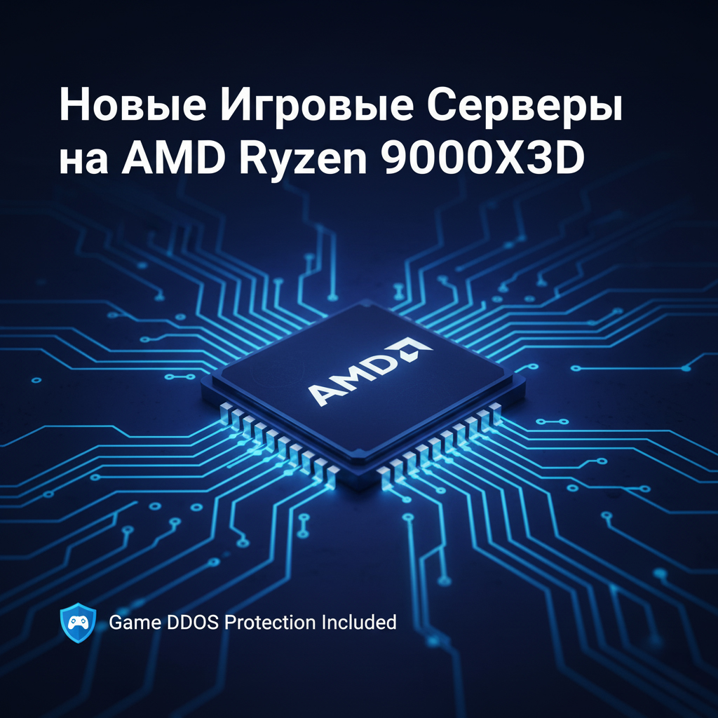 Арендуй игровые выделенные серверы в Европе на AMD Ryzen 7 9800X3D и 9 9950X3D в OVH