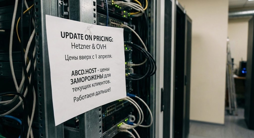 Hetzner и OVH массово повышают цены. Что происходит с рынком и почему клиенты ABCD.HOST в безопасности